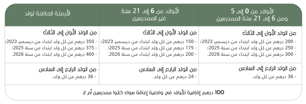 الدعم الاجتماعي المباشر في المغرب 2024