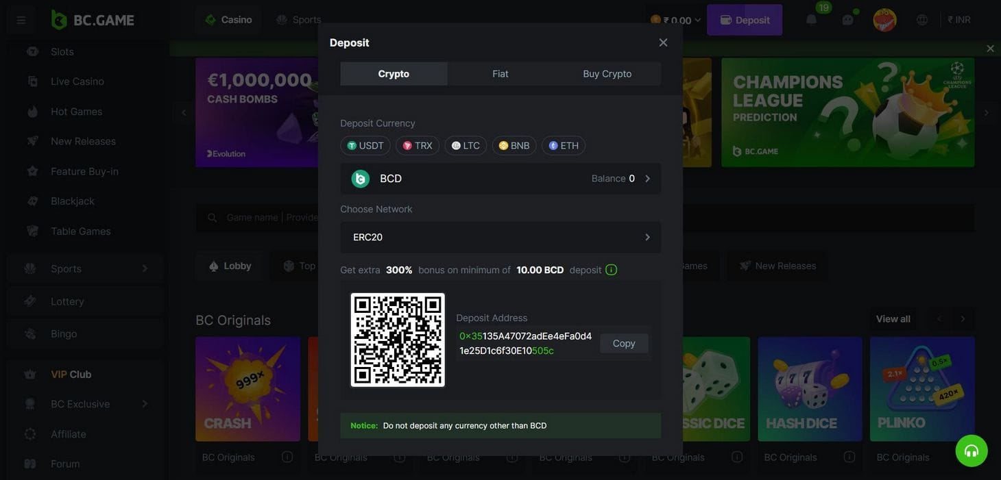 Official site concerning BC Video game crypto casino site Official site concerning BC Video game crypto casino site